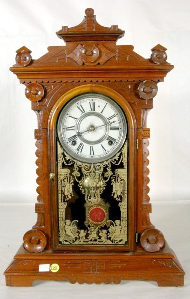 Welch Walnut Kitchen Clock