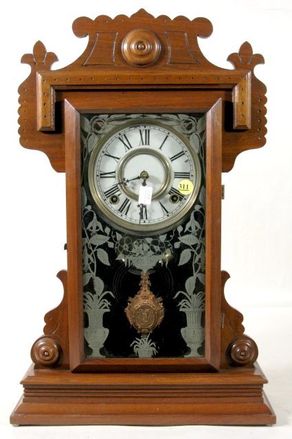 Welch Walnut Kitchen Clock