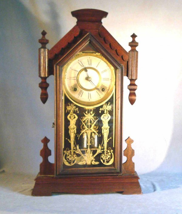 Sharp Gothic Style Shelf Clock