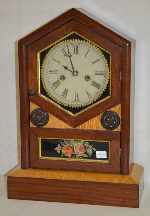 Antique Jerome & Co. Sharp Gothic Shelf Clock