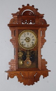 Seth Thomas Walnut Hanging Kitchen Clock