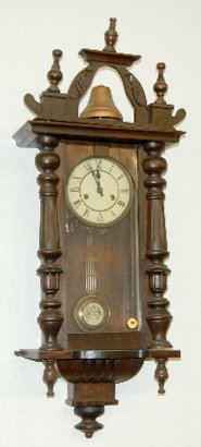 German RA Hanging Clock, T & S