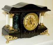 Seth Thomas Adamantine Column Mantel Clock