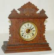 E. Ingraham “Cabinet No. 6” Antique Oak Clock