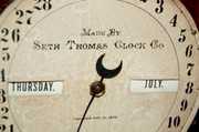 Seth Thomas Walnut Parlor Calendar No. 5 Clock