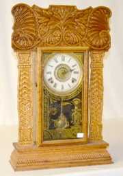 Ingraham Wood Mantel Clock, Ocean Line “Arctic”