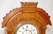 Ansonia Oak Cabinet “Tunis” Clock