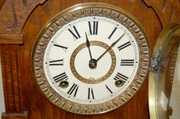 Ansonia Oak Cabinet “Tunis” Clock
