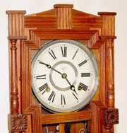 Gilbert “Mitra” Walnut Mantel Clock