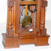 Gilbert “Mitra” Walnut Mantel Clock