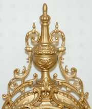 Ansonia Metal Mantel Clock, “Taurie”