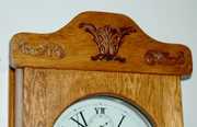 New Haven Oak 30 Day Wall Regulator Clock