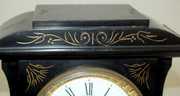 F. Kroeber Iron Case Mantel Clock