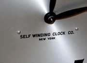 Self Winding Clock Co. Elect. Lobby Clock w/Bell