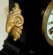 Ansonia Enameled Iron Mantel Clock, “Glasgow”