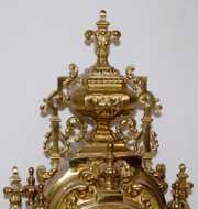 Japy Freres French Brass Mantel Clock