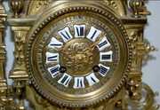 Japy Freres French Brass Mantel Clock