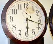 New Haven Mahogany 1 Weight Wall Clock