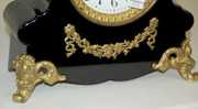 Kroeber “Dover” Enameled Iron Case Mantel Clock