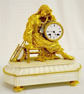 Japy Freres 1855 Figural Mantel Clock