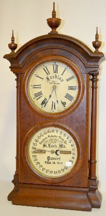 Southern Fashion No. 2 Walnut Calendar Clock