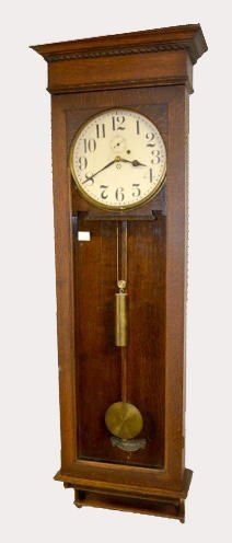 New Haven Oak One-Weight Wall Clock