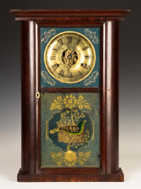 C. N. Jerome Round Side Shelf Clock