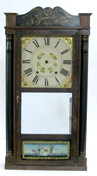 Benjamin Twiss Wood Works Column Clock