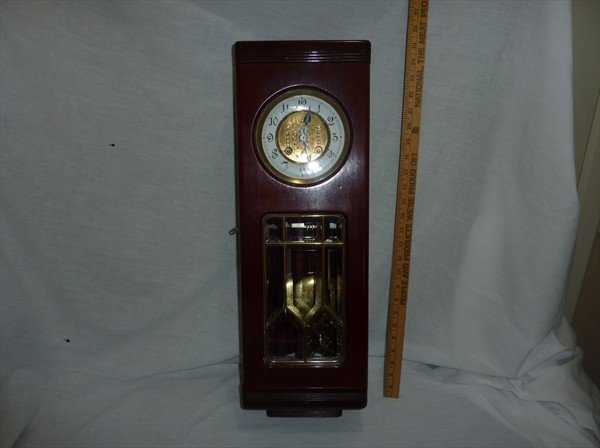 Rare Gustoff Becker Miniature German Wall Clock