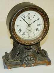 Seth Thomas “Long Alarm” Metal Case Clock