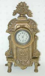 Waterbury Lux Cast Iron Novelty Clock