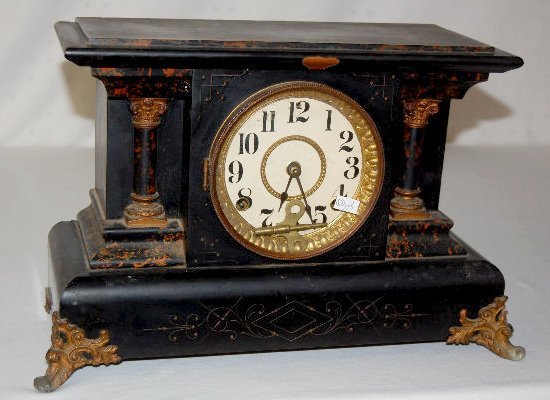 Seth Thomas “Sparta” Wood Mantel Clock