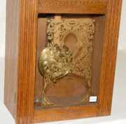 Oak Box Clock w/Westminster Chime