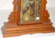 Ingraham Walnut Kitchen Shelf Clock