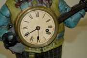 Cast Iron Black Man Banjo Player Clock