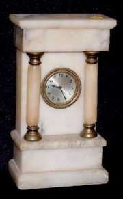 Antique Marble Alarm Clock