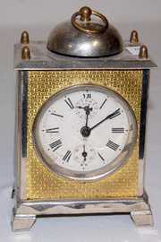 3 Early German & Metal Alarm Clocks, Junghans +