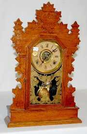 Oak Gilbert “Eagle” Kitchen Clock