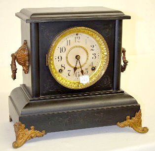 Seth Thomas Enameled Wood Mantel Clock