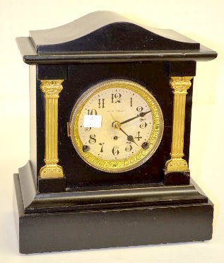 Seth Thomas Enameled Wood Mantel Clock