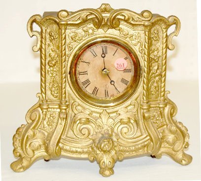 Seth Thomas Metal Case Novelty Clock