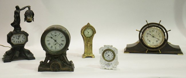 5 NOVELTY CLOCKS SETH THOMAS INGRAHAM 1920