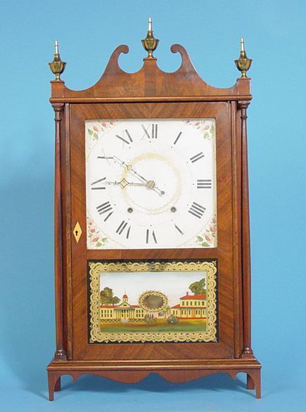 Seth Thomas Pillar & Scroll Shelf Clock