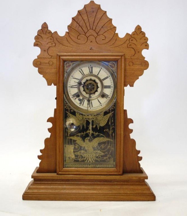 Waterbury Kitchen Clock w/ Eagle