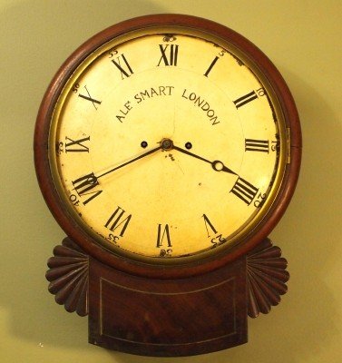 English Fusee clock