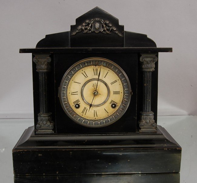 Waterbury Iron Mantel Clock