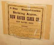 New Haven Round Gothic Antique Clock