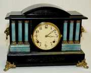 Gilbert Antique Black Mantel Clock