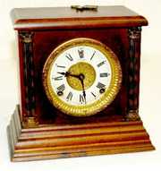 Sessions Antique Wood Mantel Clock