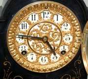 Ansonia Fancy Iron Antique Clock